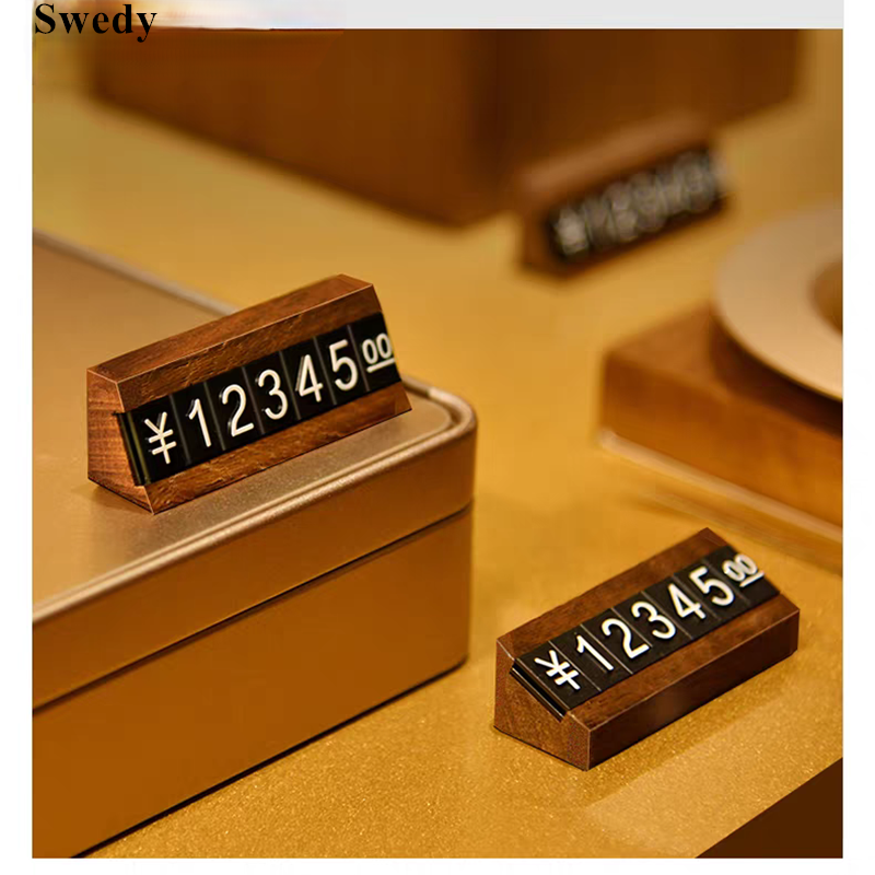 Jewelry Watches For Sale - 10 Sets Small Wood Price Sign