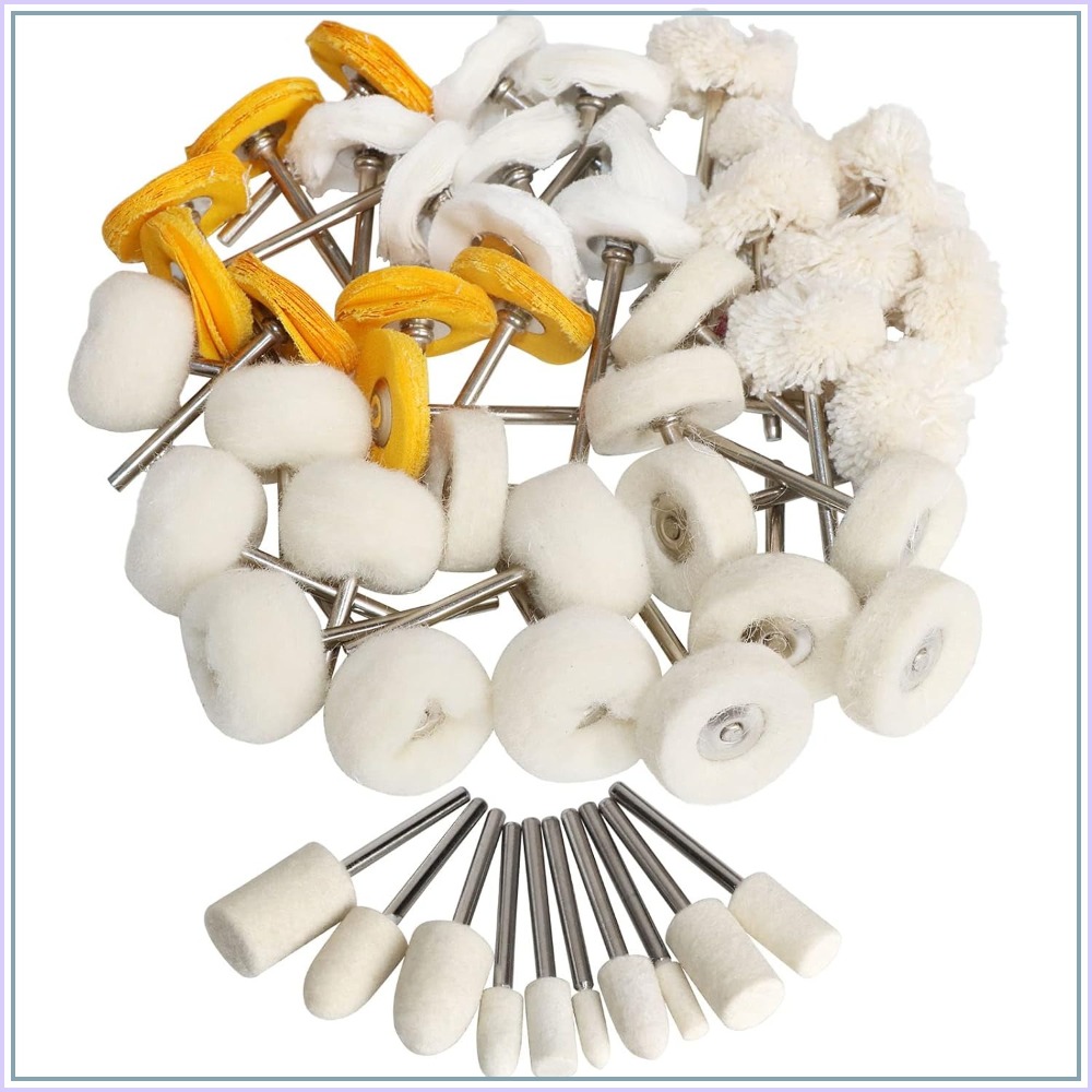 Jewelry Watches & Accessories - 50Pcs Polishing Buffing Wheel Set, Wool