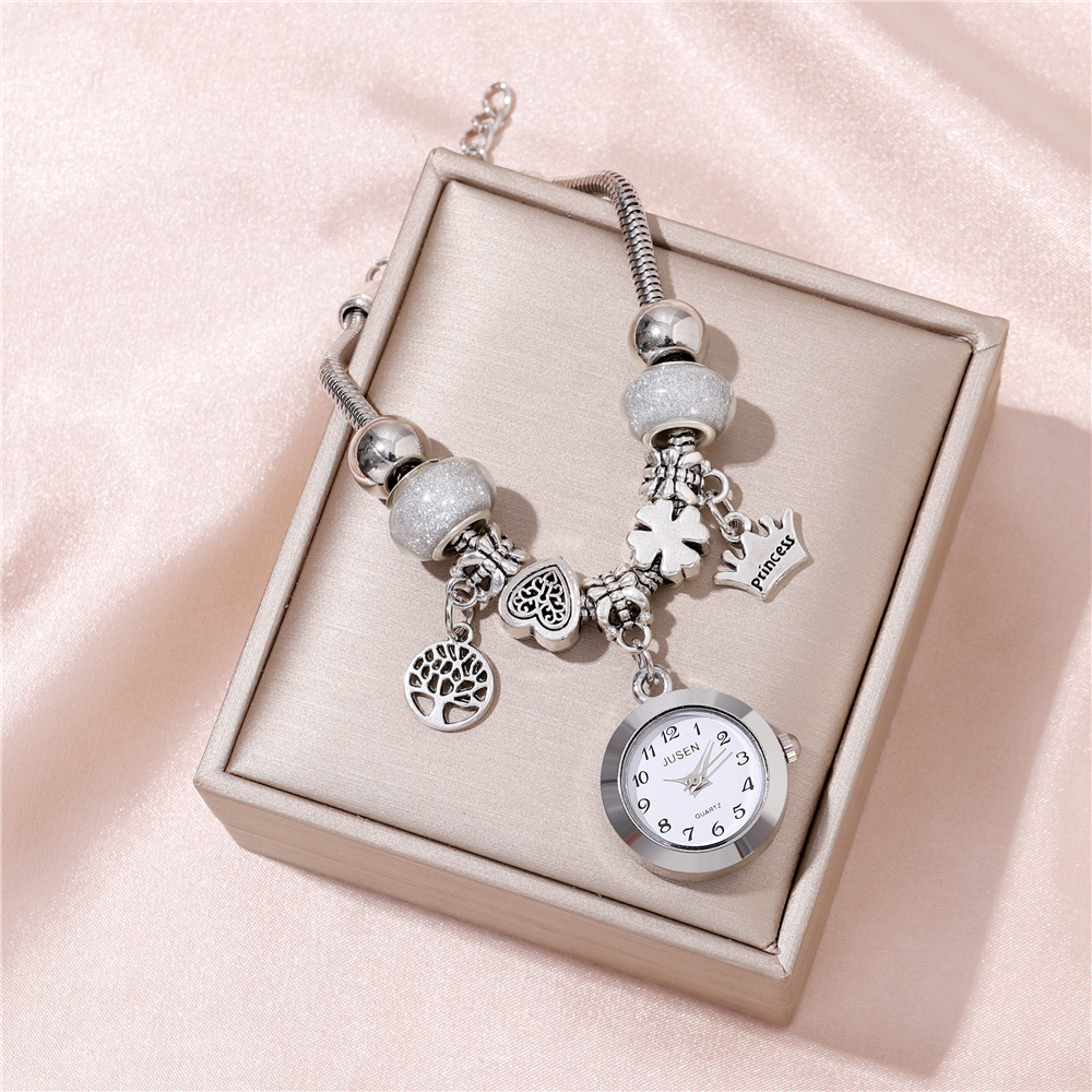 Jewelry Making Watches - Fashion beads bracelet personality quartz women's