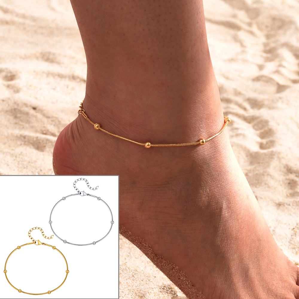 Jc Jewelry & Watches Reviews - Summer Anklets for Women Girls, Stainless