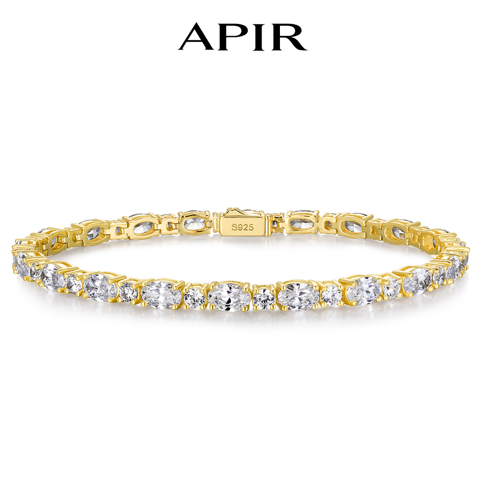 Tennis Bracelet Cubic - APIR Oval & Round Cut 5A