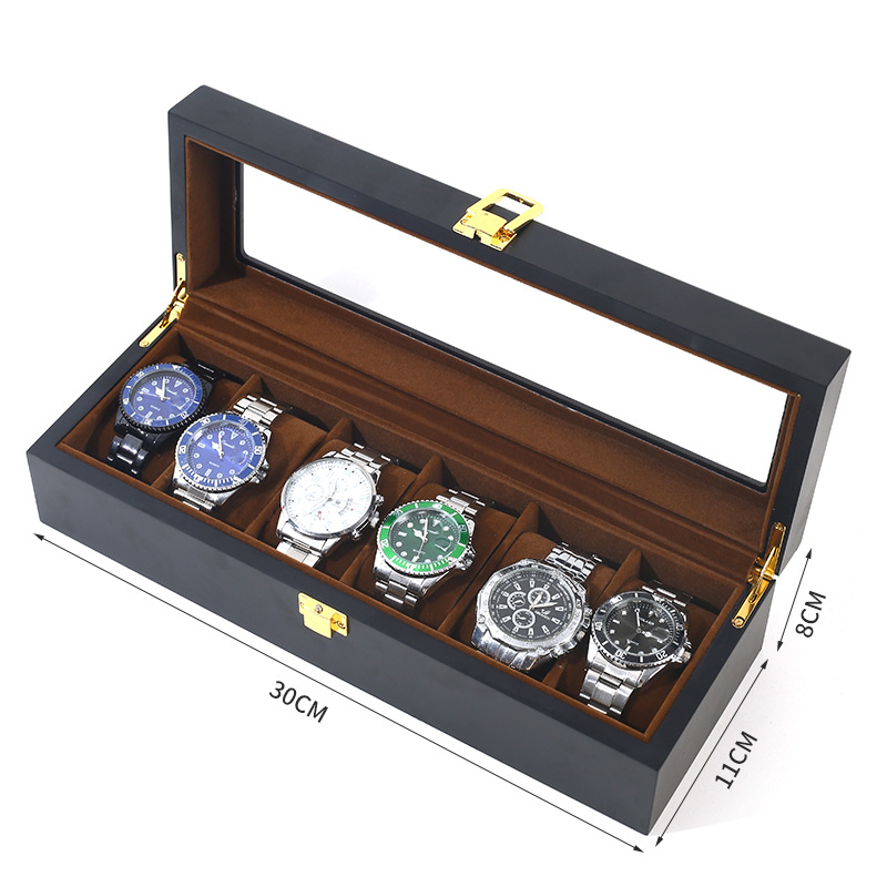 Jewelry Box That Holds Watches - Handmade Luxuy 6/10/12 Grids Wood Watch