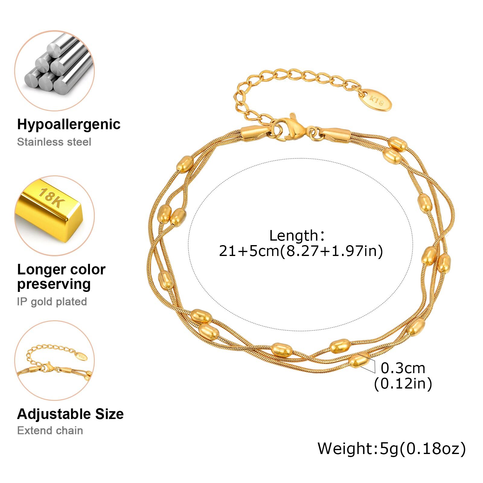 Vnox Summer Stainless Steel Th – Jc Jewelry & Watches Reviews recenzja i cena