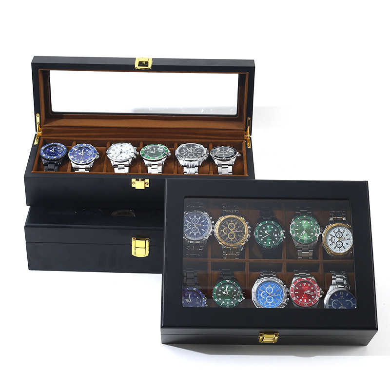 6/10/12 Grids Luxury Handmade  – Jewelry Box That Holds Watches recenzja i cena