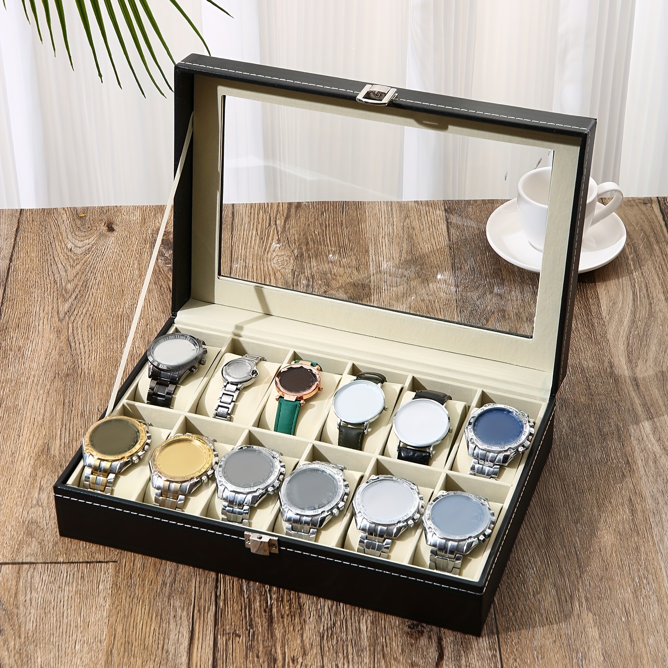 A Faux Leather Watch Storage B – Jewelry Box That Holds Watches recenzja i cena