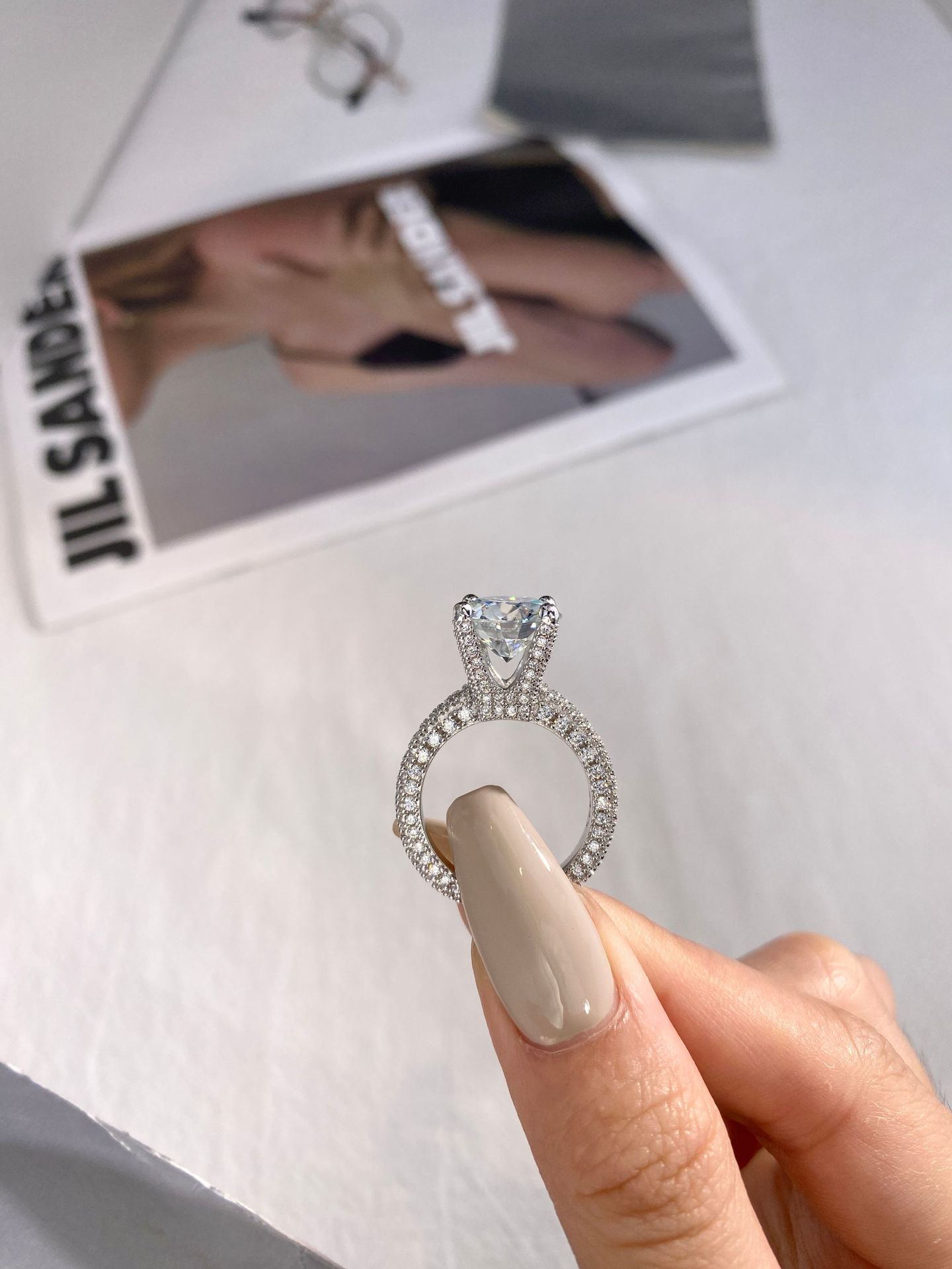 5 Carat Real Moissanite Diamon – Moissanite Ring recenzja i cena