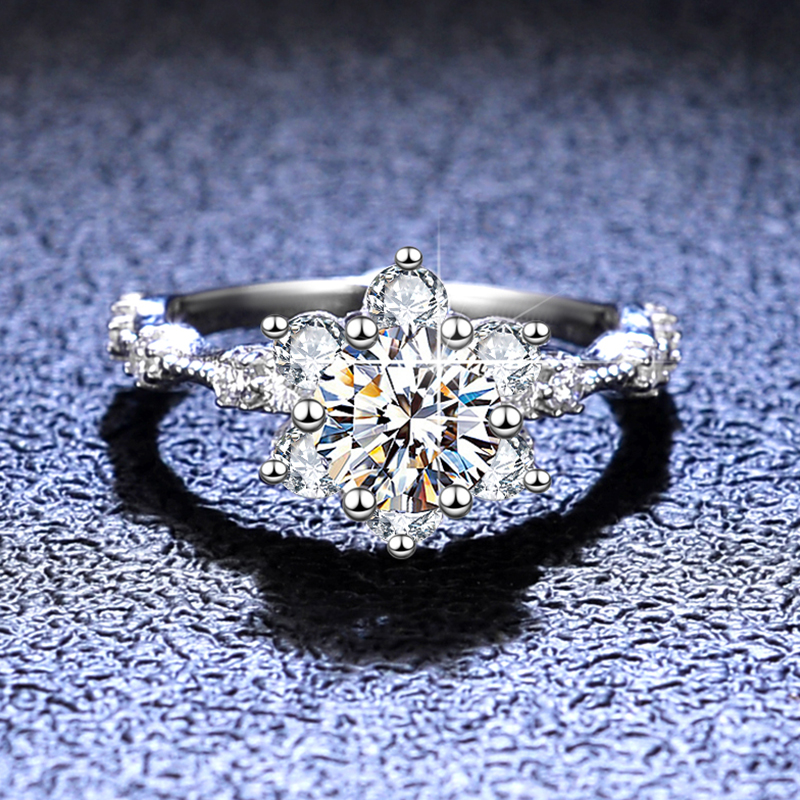 YANHUI Real PT950 Platinum Moi – Moissanite Ring recenzja i cena
