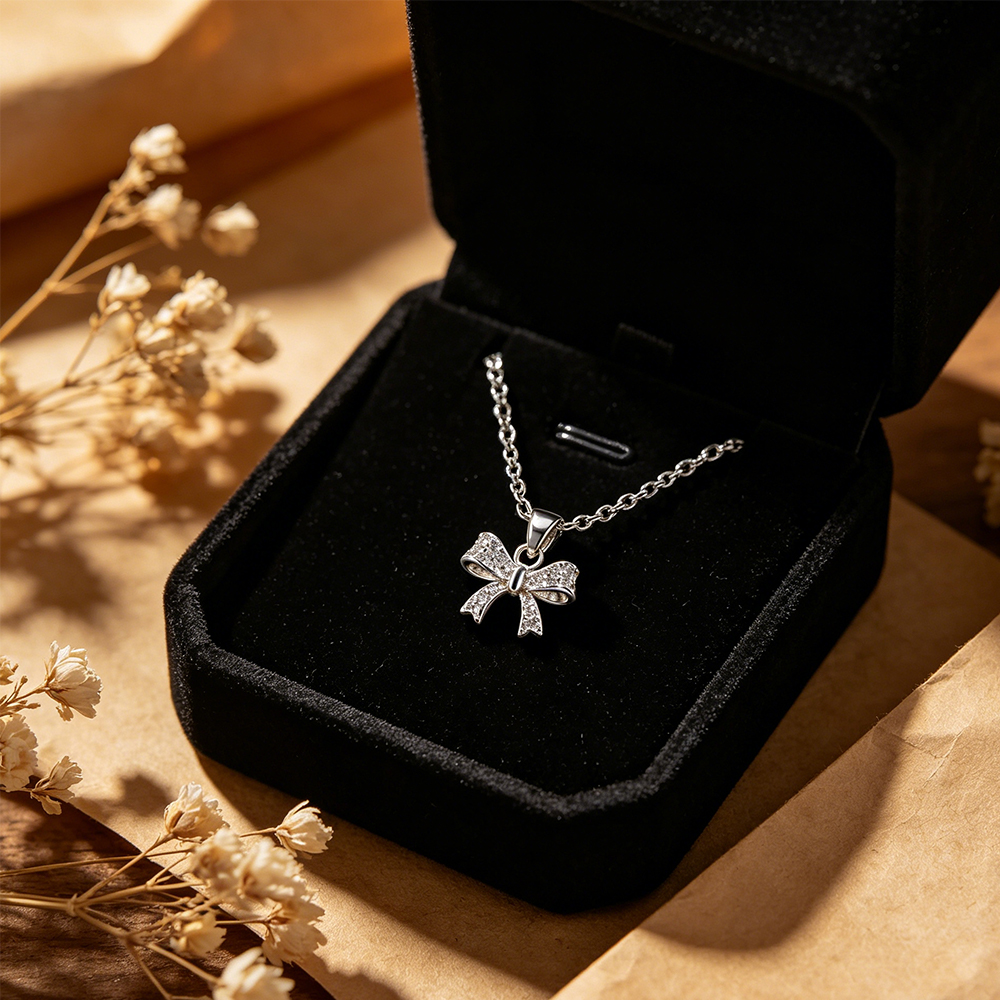 Bow Pendant Necklace with High – Eve Jewelry & Watches Distribuidor Oficial Rolex recenzja i cena