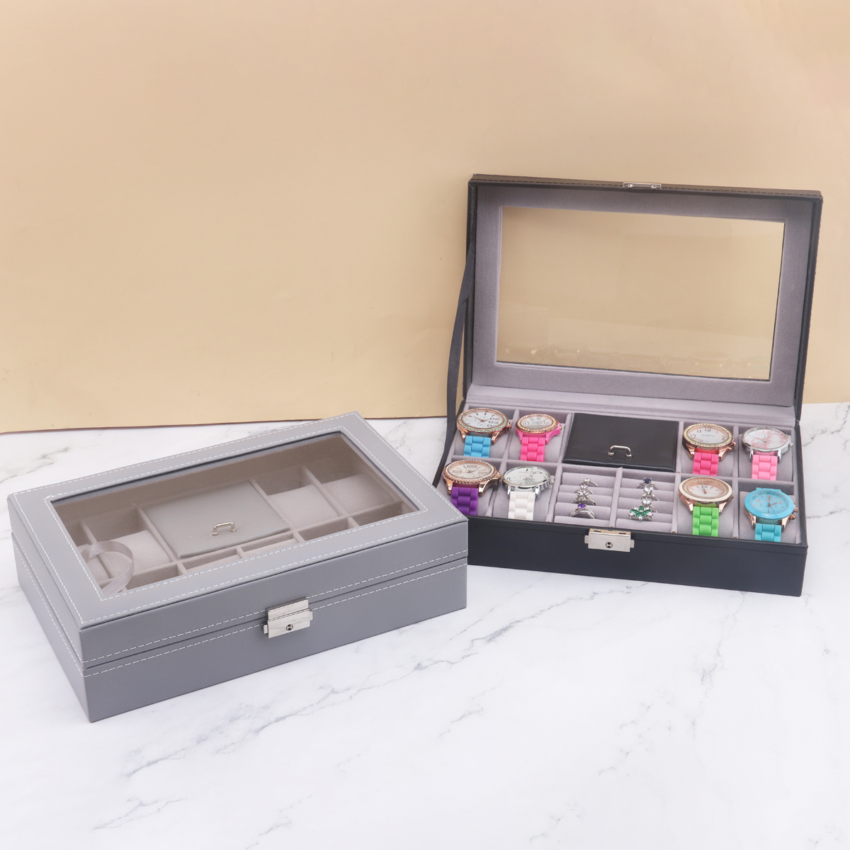 8-grid light luxury watch and  – Jewelry Box That Holds Watches recenzja i cena