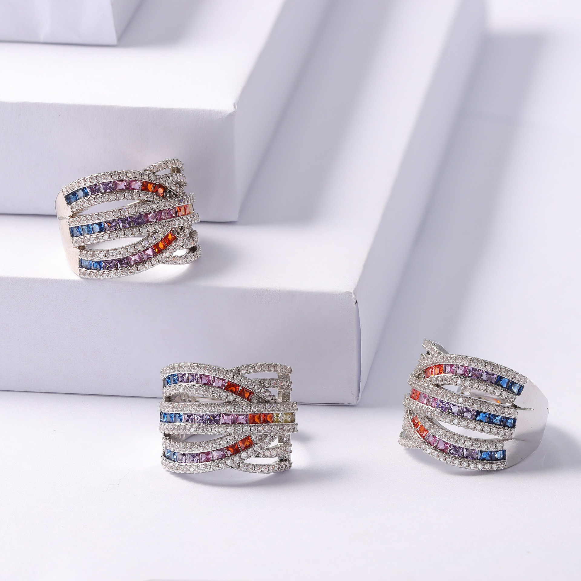 Colorful Ring for Women sparli – Eve Jewelry & Watches Distribuidor Oficial Rolex recenzja i cena