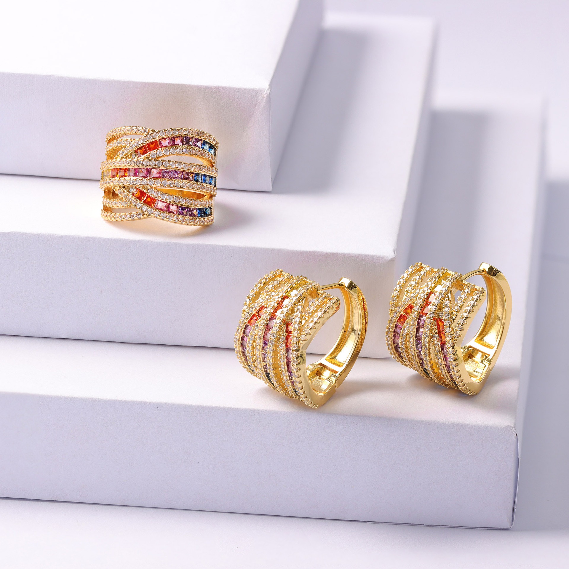 Colorful Ring for Women sparli – Eve Jewelry & Watches Distribuidor Oficial Rolex recenzja i cena