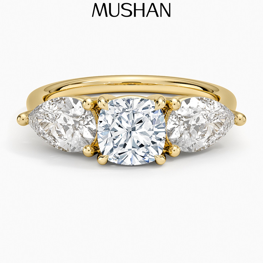 MUSHAN Custom Jewelry Sterling – Moissanite Ring recenzja i cena