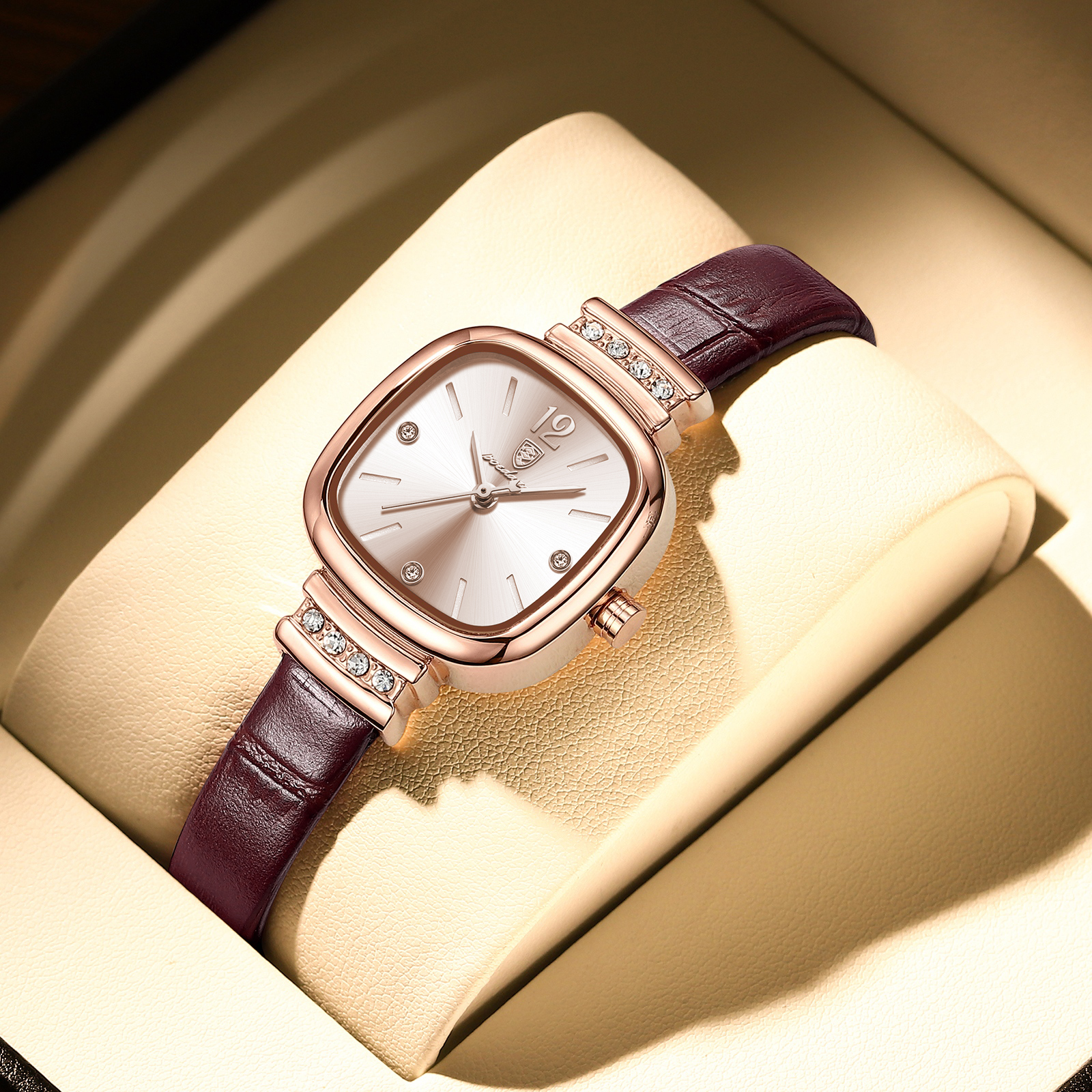 POEDAGAR Fashion Square Ladies – Jewelry Diamond Watches recenzja i cena