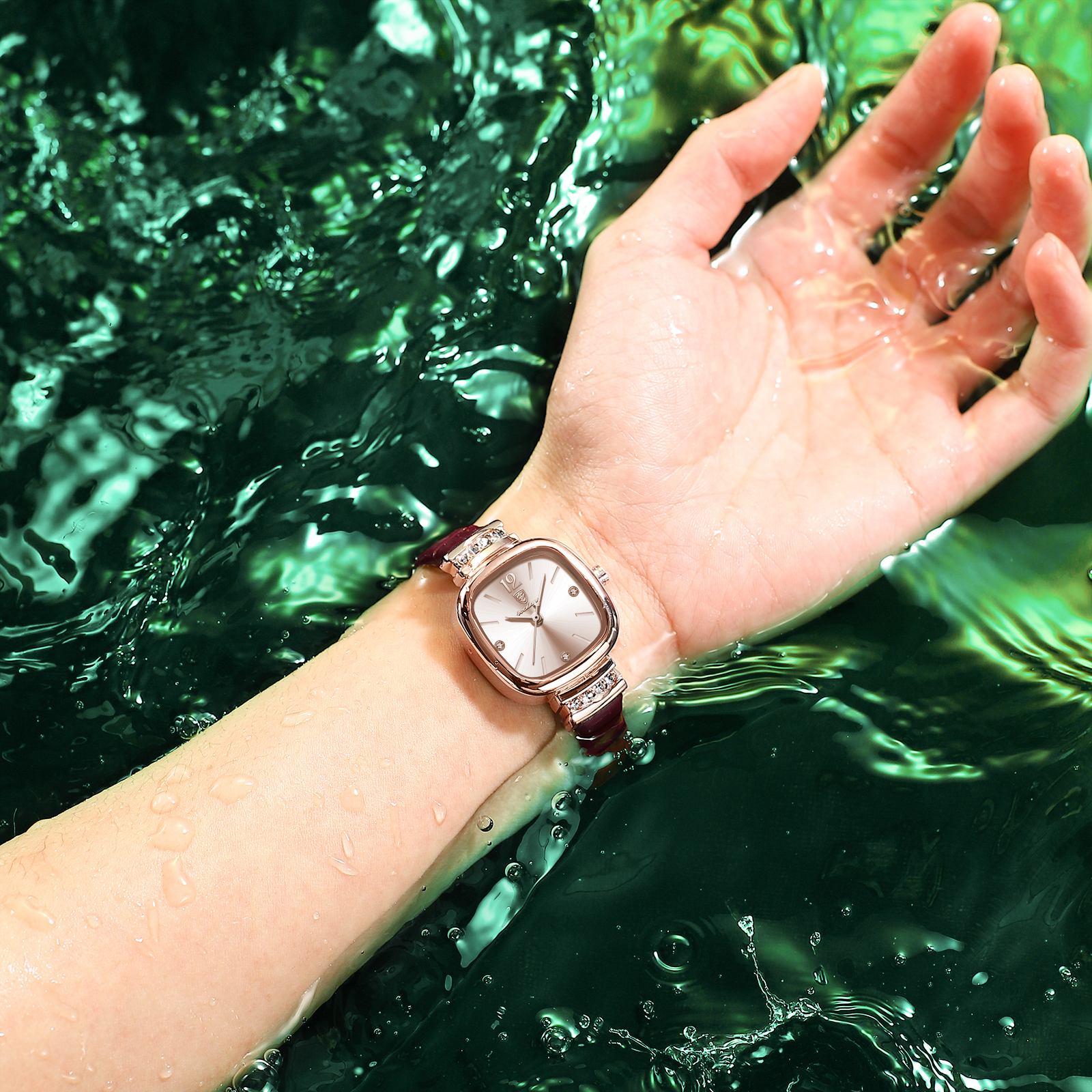 POEDAGAR Fashion Square Ladies – Jewelry Diamond Watches recenzja i cena