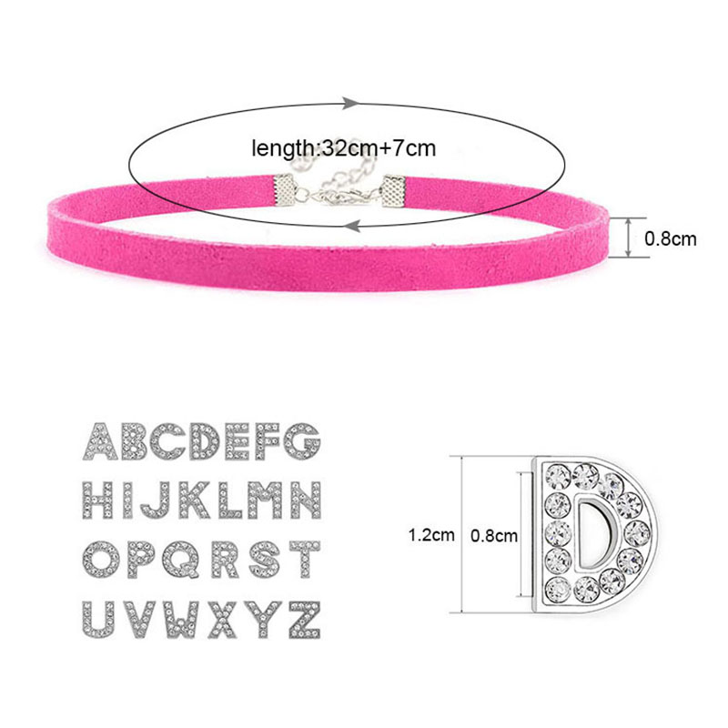 Sexy Hot Rhinestone Letters I  – Crystal Choker Necklace recenzja i cena