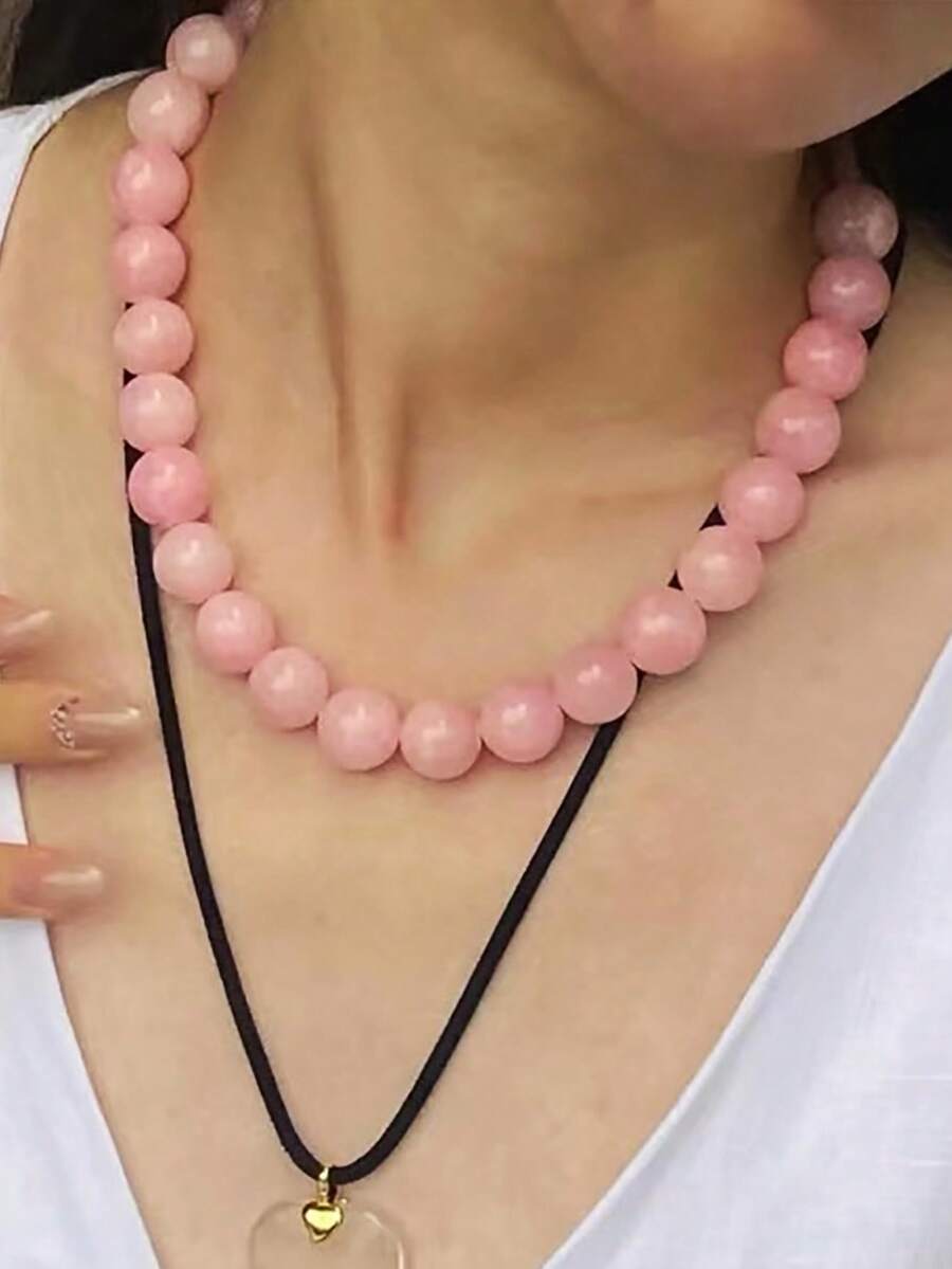 1/4pcs 12mm Natural Stone Bead – Crystal Choker Necklace recenzja i cena