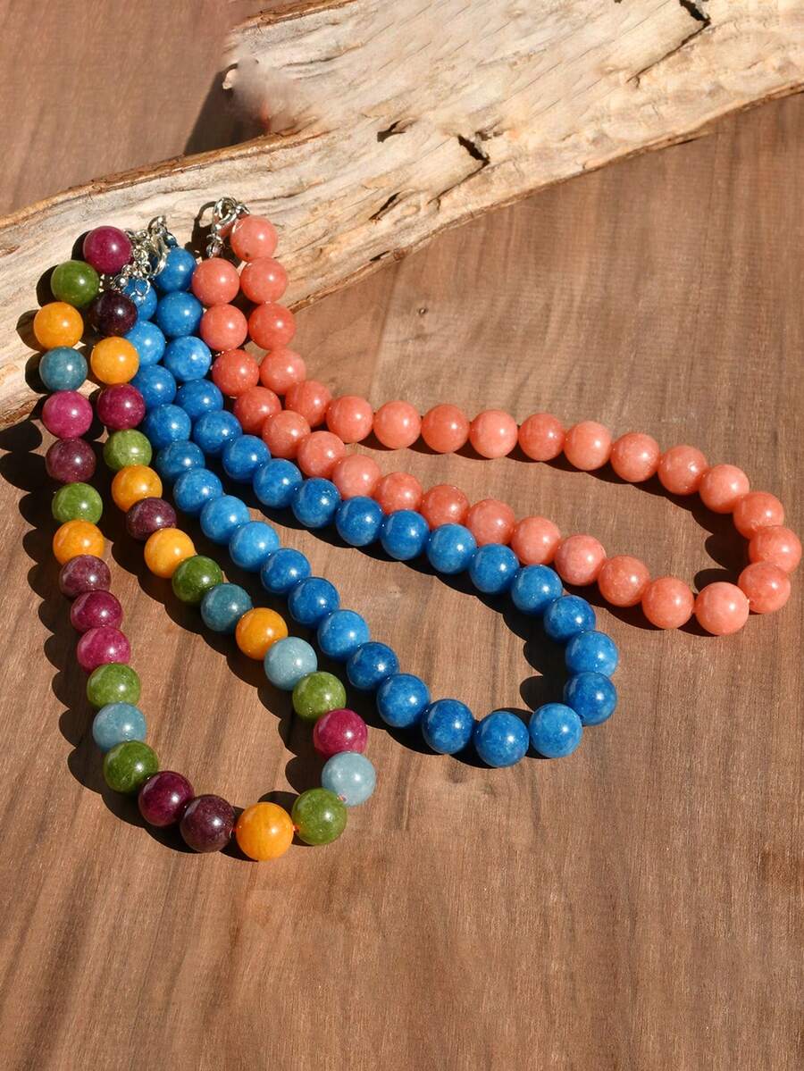 1/4pcs 12mm Natural Stone Bead – Crystal Choker Necklace recenzja i cena