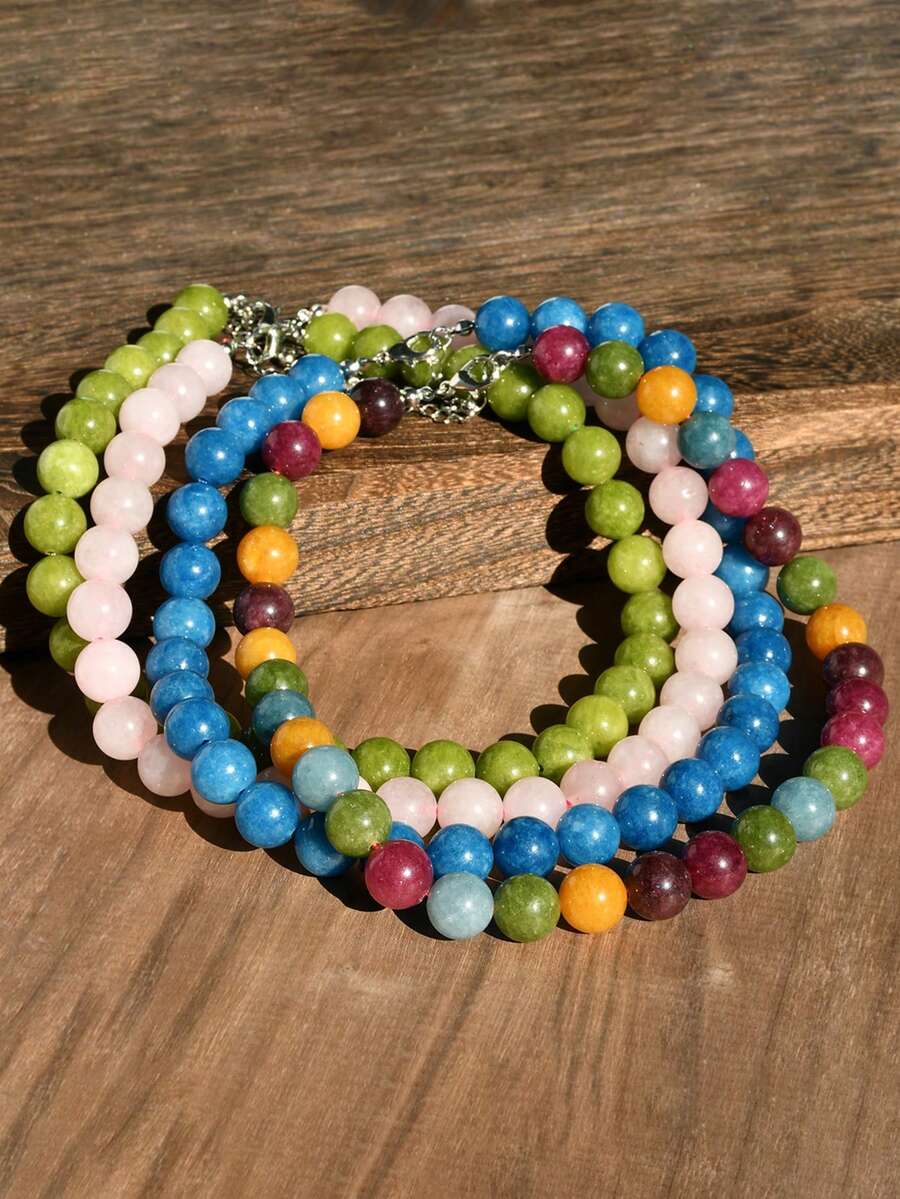 1/4pcs 12mm Natural Stone Bead – Crystal Choker Necklace recenzja i cena