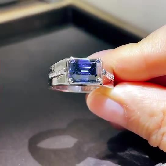 2/3 Carat Sapphire Moissanite  – Moissanite Ring recenzja i cena