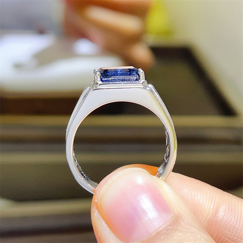 2/3 Carat Sapphire Moissanite  – Moissanite Ring recenzja i cena
