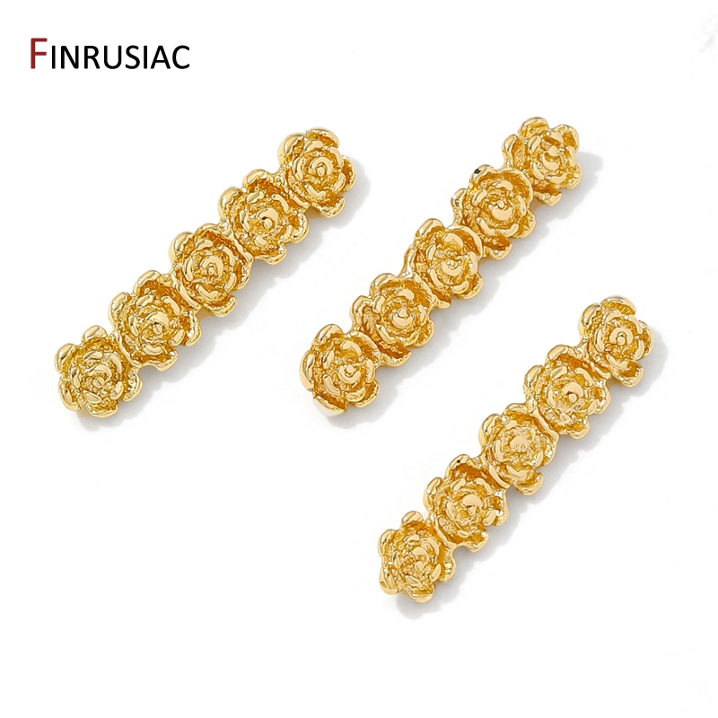 18K Gold Plated Brass Rose Flo – Rose Gold Bracelet recenzja i cena