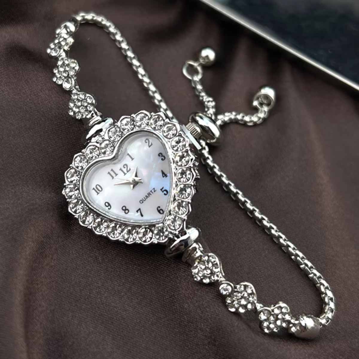 New Fashion Heart-shaped Ribbo – Jewelry Diamond Watches recenzja i cena