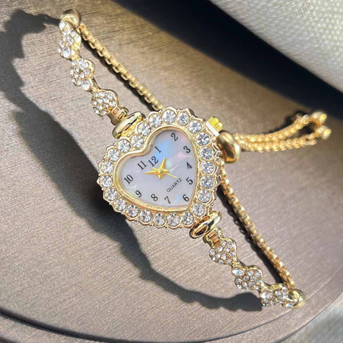 New Fashion Heart-shaped Ribbo – Jewelry Diamond Watches recenzja i cena
