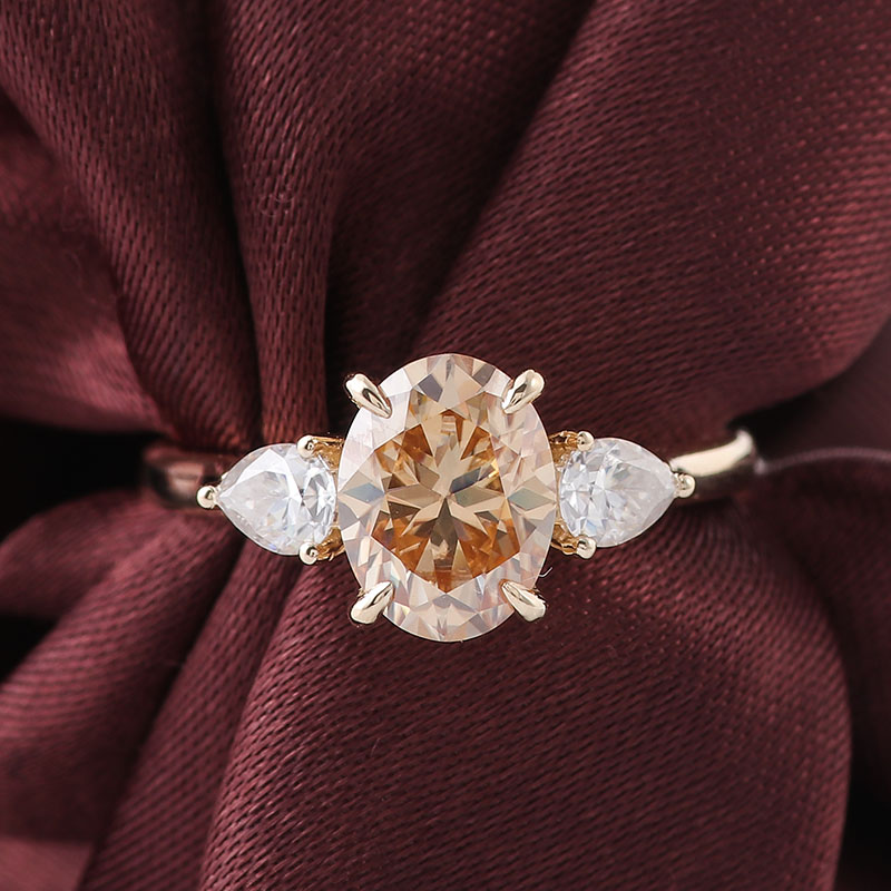 Provence 10K Yellow Gold Three – Moissanite Ring recenzja i cena