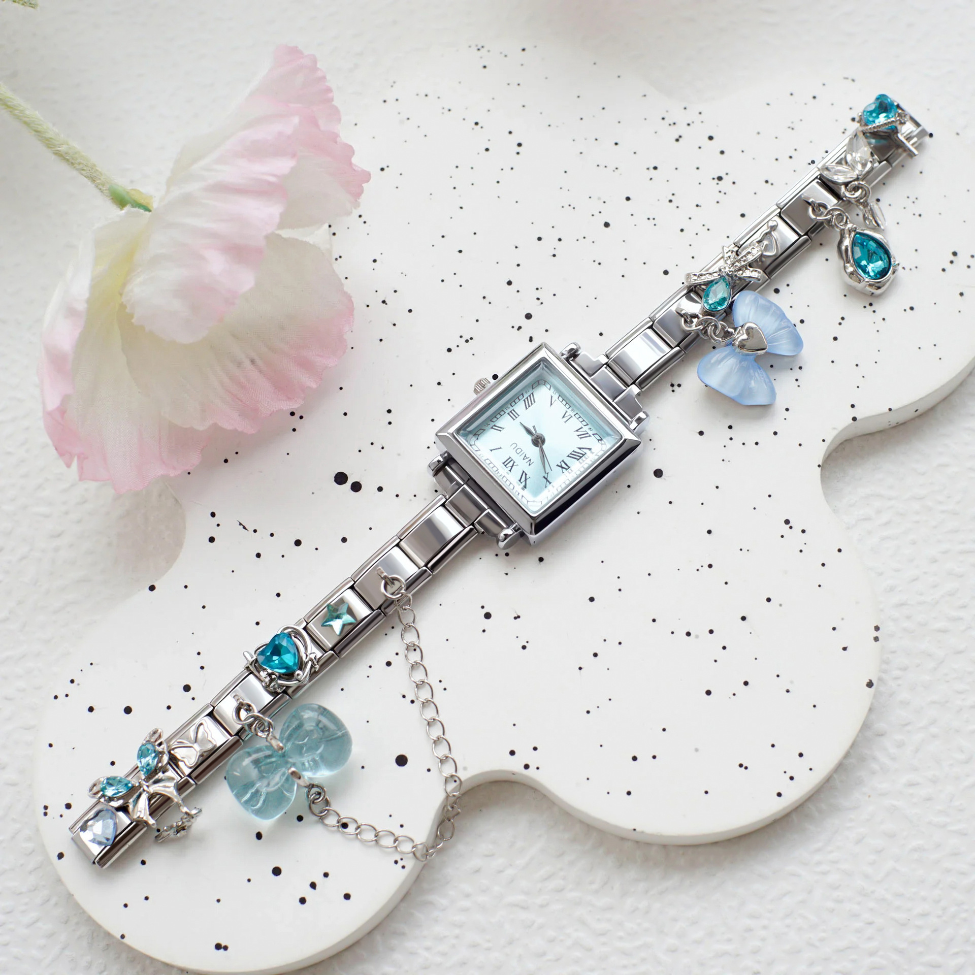 Women Square Italian Watch Sta – Jewelry Making Watches recenzja i cena