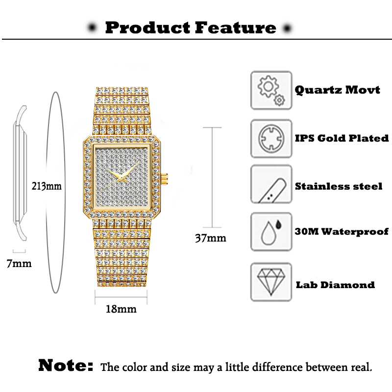 MISSFOX Diamond Watch For Wome – Jewelry Diamond Watches recenzja i cena