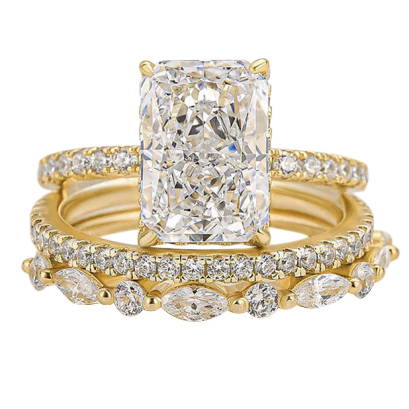 Gold Plated Coppers925Sterling – Moissanite Ring recenzja i cena