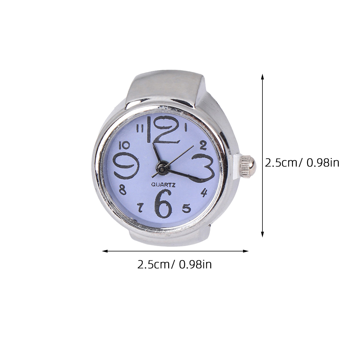 2Pcs Ring Watches for Girls an – Luxury Time Watches Jewelry Gold recenzja i cena