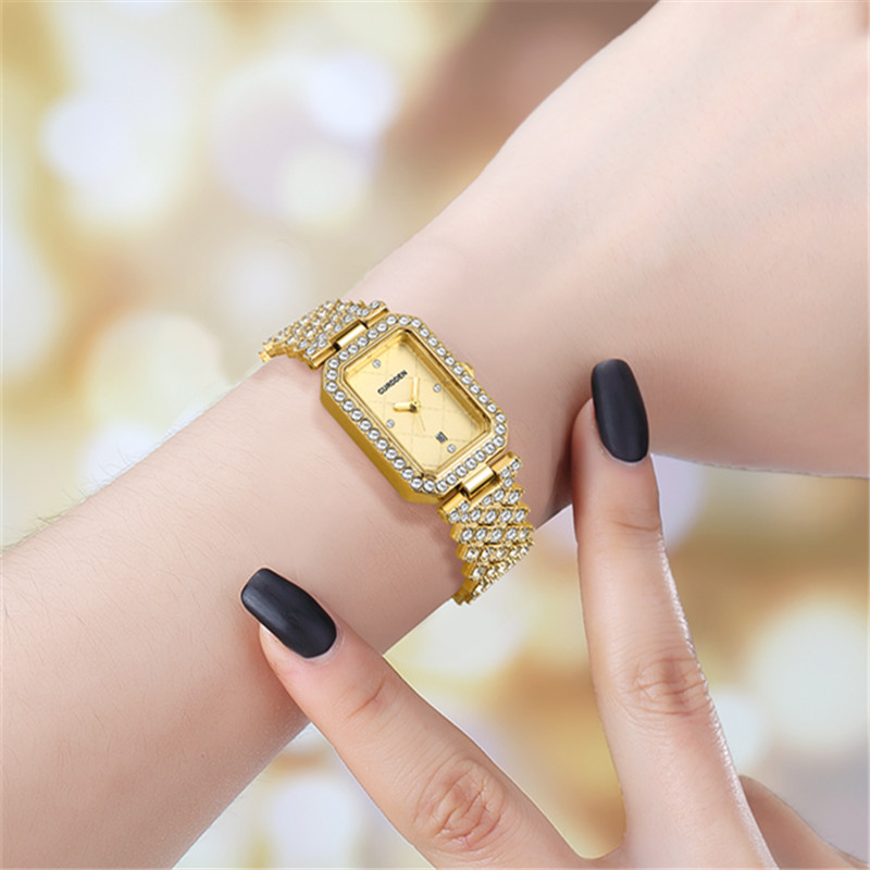 Original CURDDEN Brand Rectang – Jewelry Diamond Watches recenzja i cena