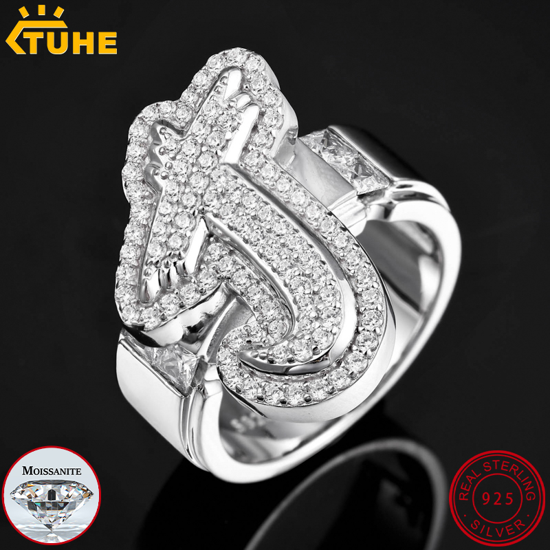 TUHE Iced Out Moissanite Custo – Moissanite Ring recenzja i cena