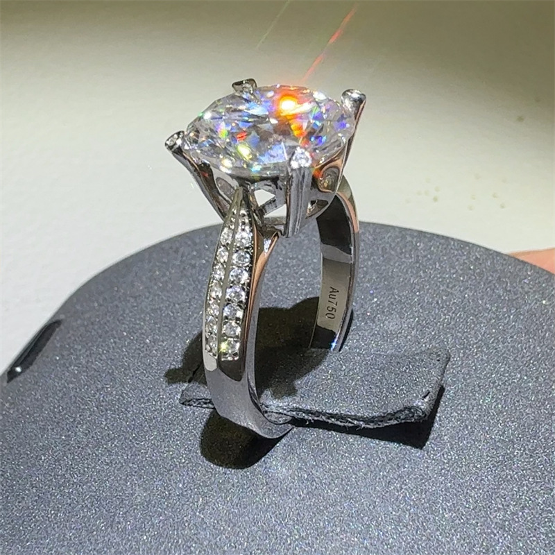 New 5 Carat D Color VVS1 Moiss – Moissanite Ring recenzja i cena