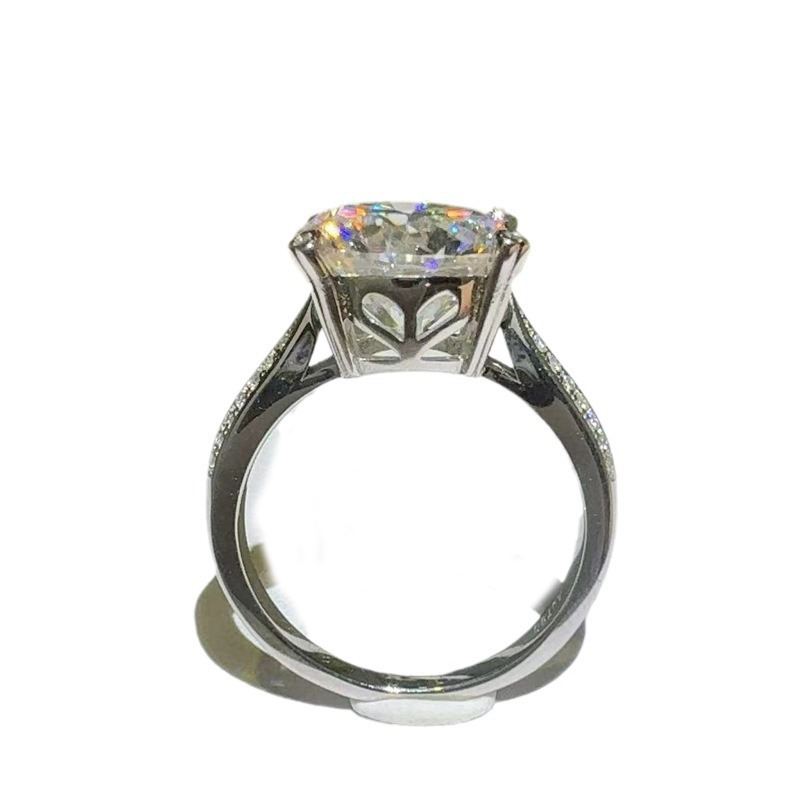 New 5 Carat D Color VVS1 Moiss – Moissanite Ring recenzja i cena