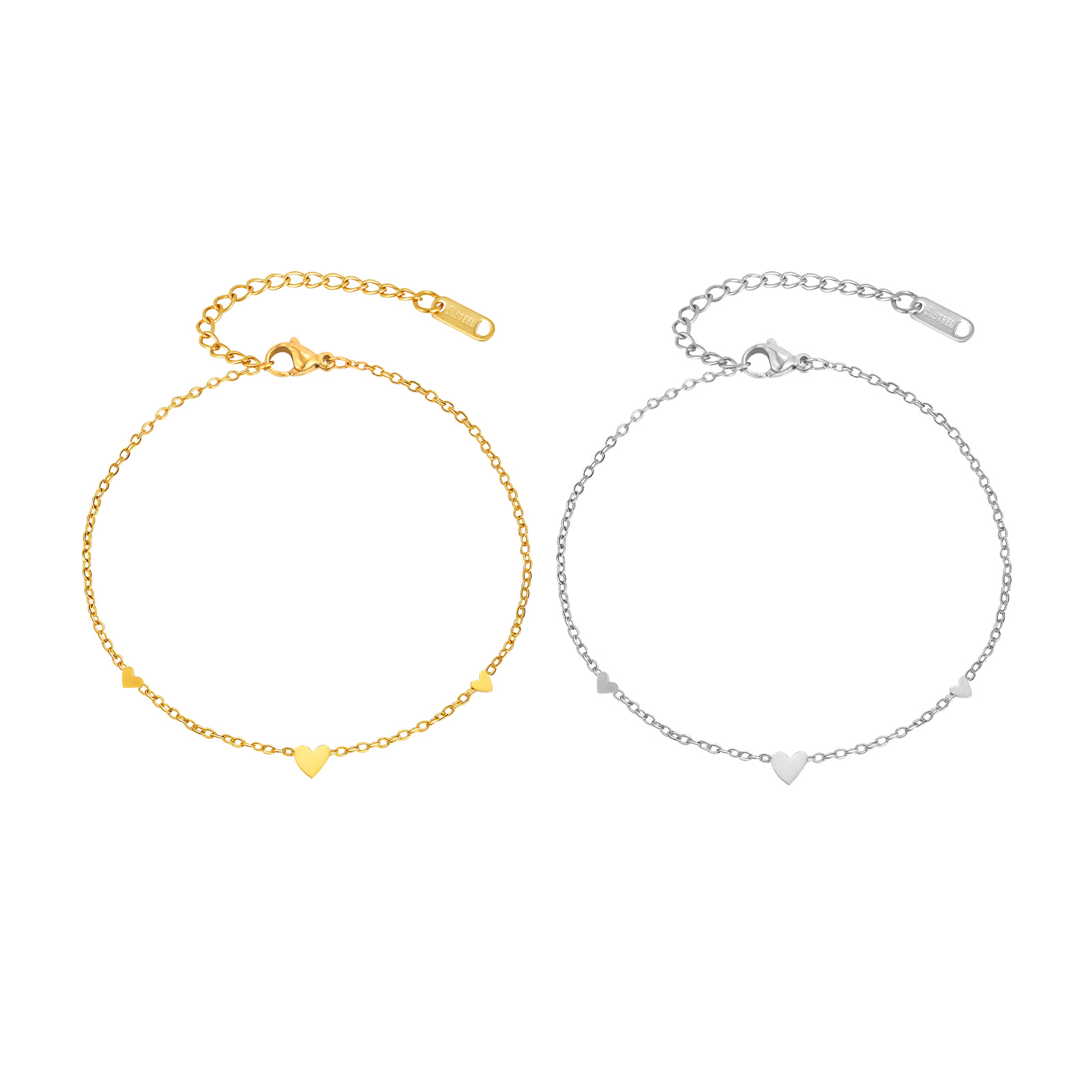 Stainless Steel Heart Anklets  – Jc Jewelry & Watches Reviews recenzja i cena