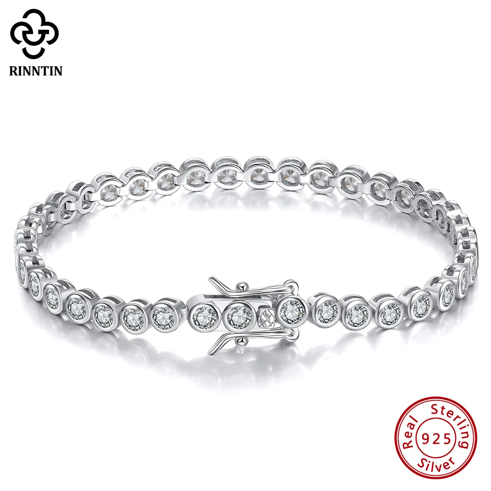Rinntin Shiny Tennis Bracelet  – Tennis Bracelet Cubic recenzja i cena