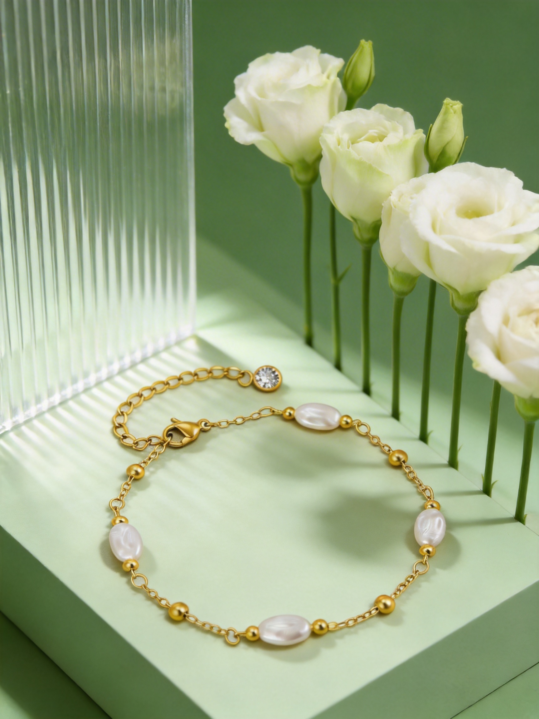 Elegant Imitation Pearl Anklet – Jc Jewelry & Watches Reviews recenzja i cena