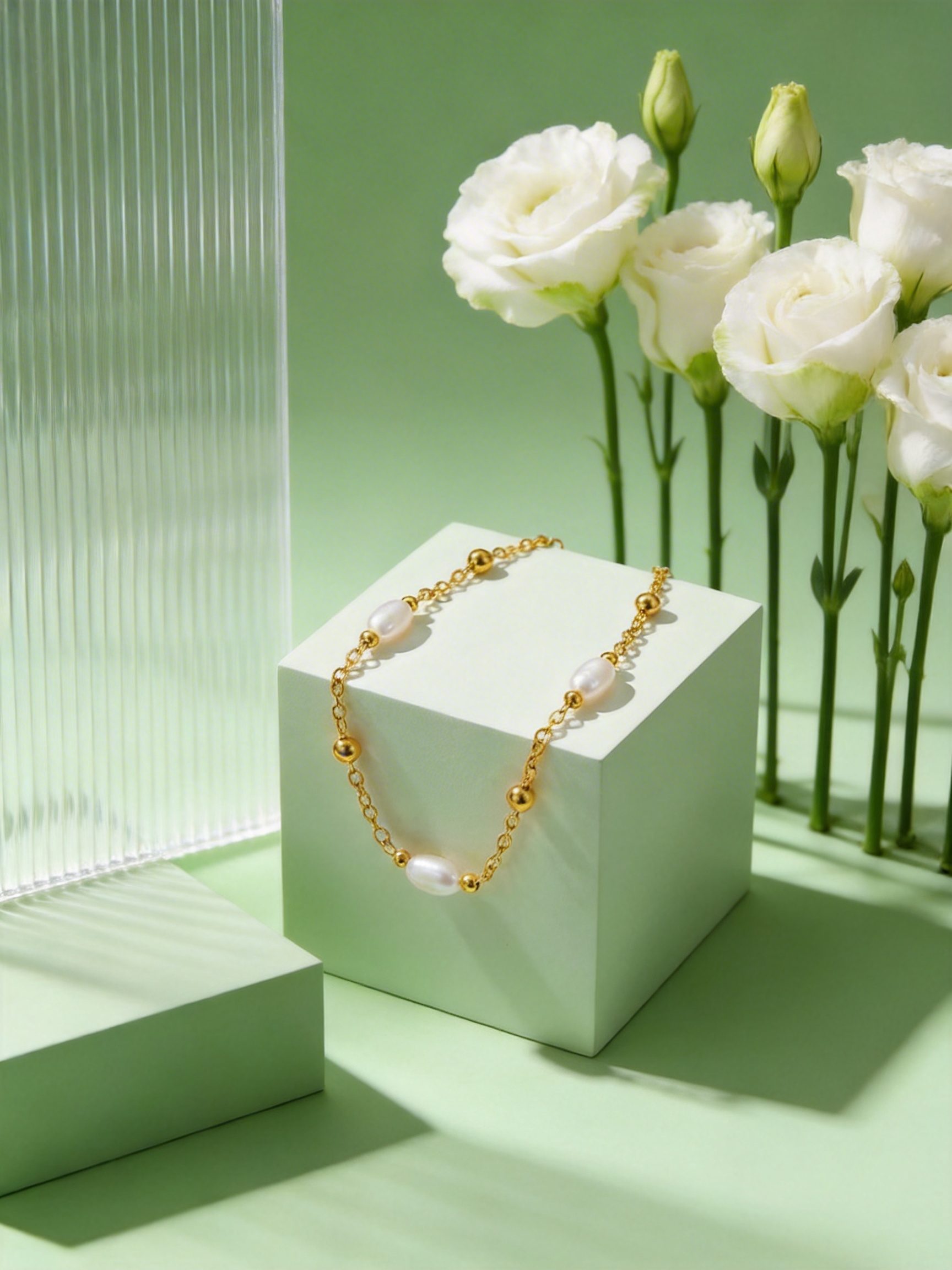 Elegant Imitation Pearl Anklet – Jc Jewelry & Watches Reviews recenzja i cena