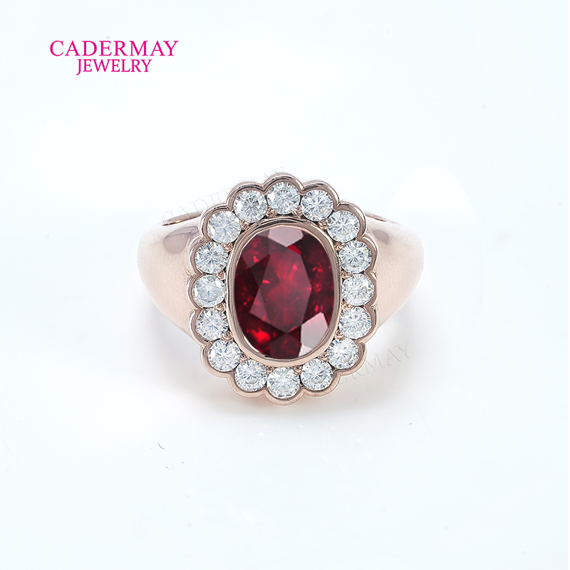 Customized 10K gold 6x8mm Oval – Moissanite Ring recenzja i cena