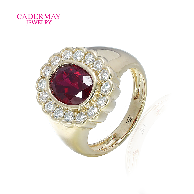 Customized 10K gold 6x8mm Oval – Moissanite Ring recenzja i cena
