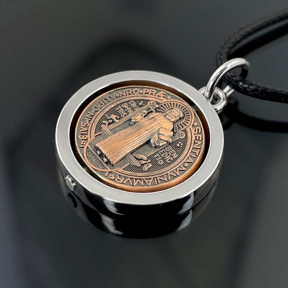 New St Benedict Medal Necklace – Jewelry & Watches Vitopoulos recenzja i cena