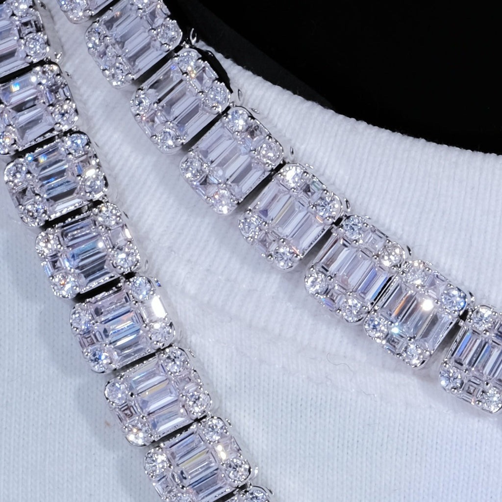Custom 8mm Iced Square Tennis  – Tennis Bracelet Cubic recenzja i cena