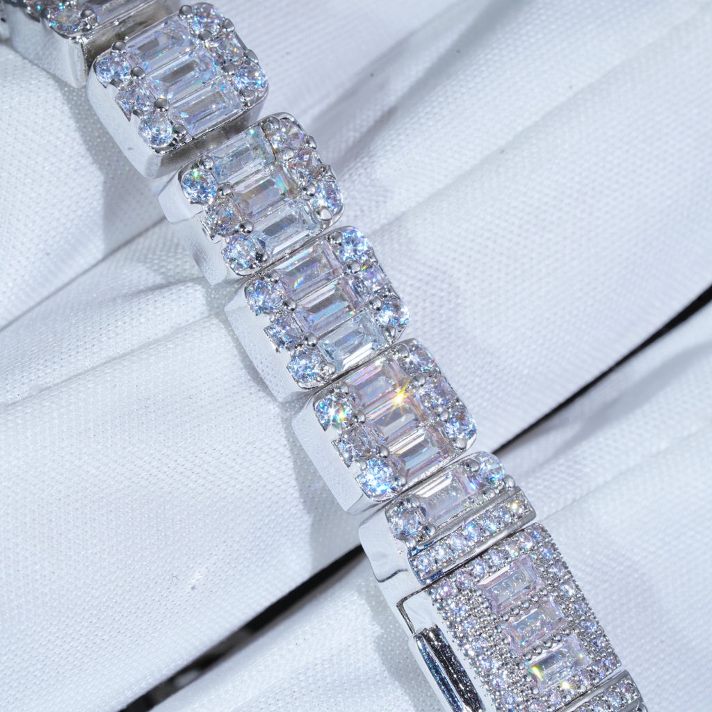 Custom 8mm Iced Square Tennis  – Tennis Bracelet Cubic recenzja i cena