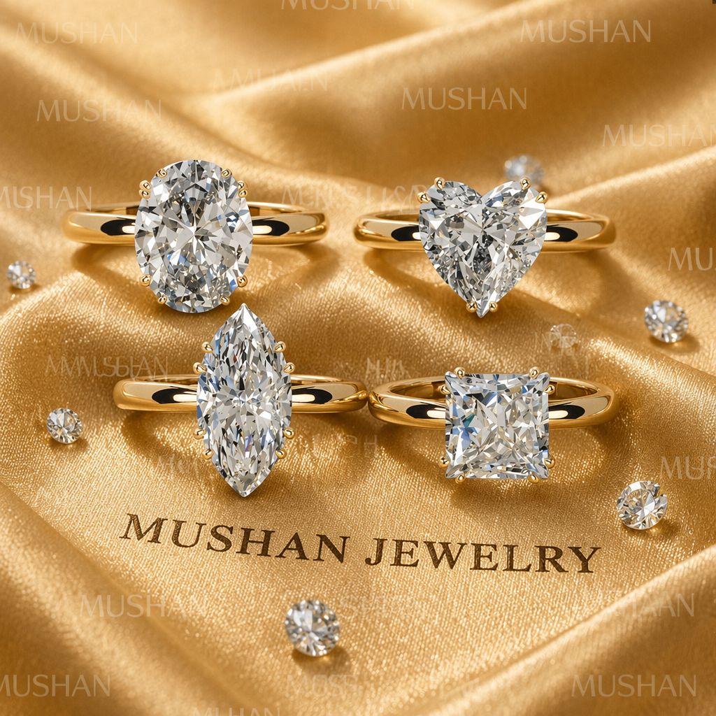 MUSHAN Bespoke Jewelry 925 Ste – Moissanite Ring recenzja i cena