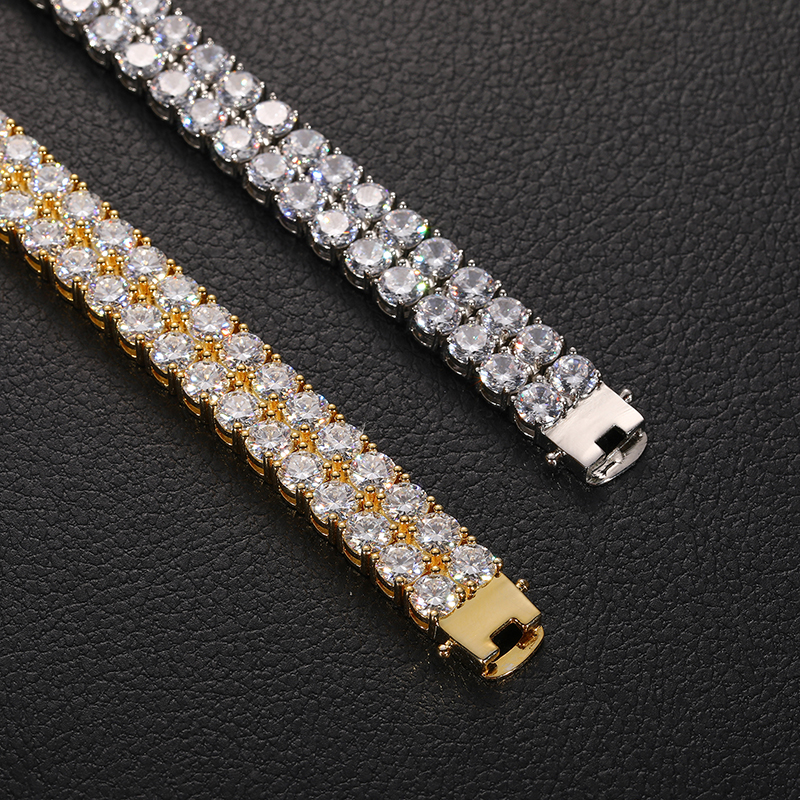 TUHE Unisex iced out Moissanit – Tennis Bracelet Cubic recenzja i cena