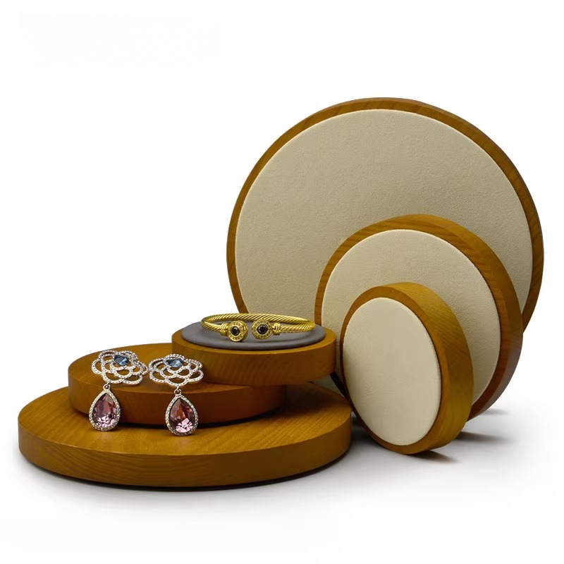 Solid Wood Jewelry Display Tra – Jewelry And Watches Store recenzja i cena