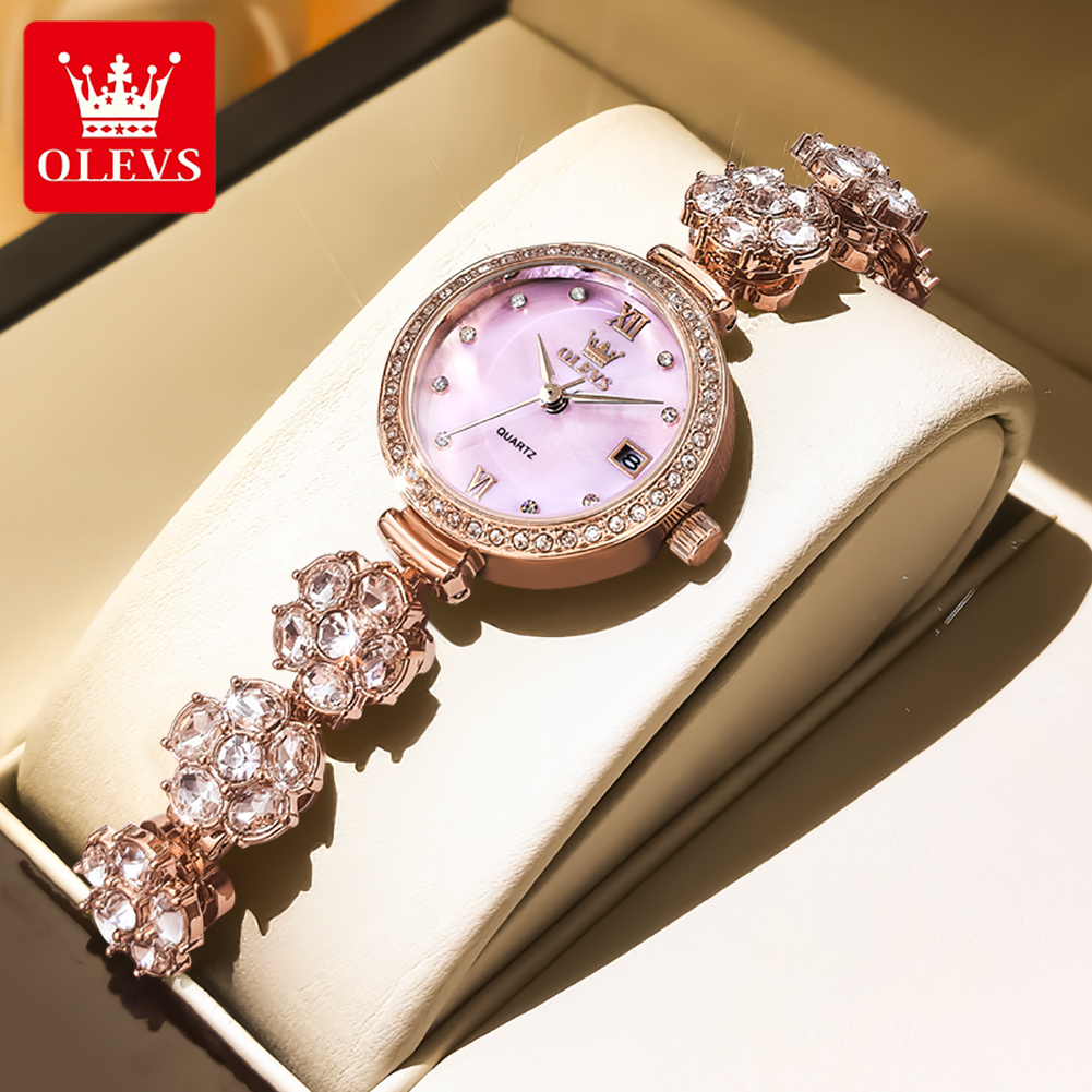 OLEVS Watches New 5638 Woman W – Jewelry Diamond Watches recenzja i cena