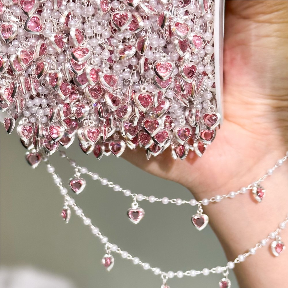 0.5Meter/1Meter Pink Crystal H – Crystal Choker Necklace recenzja i cena